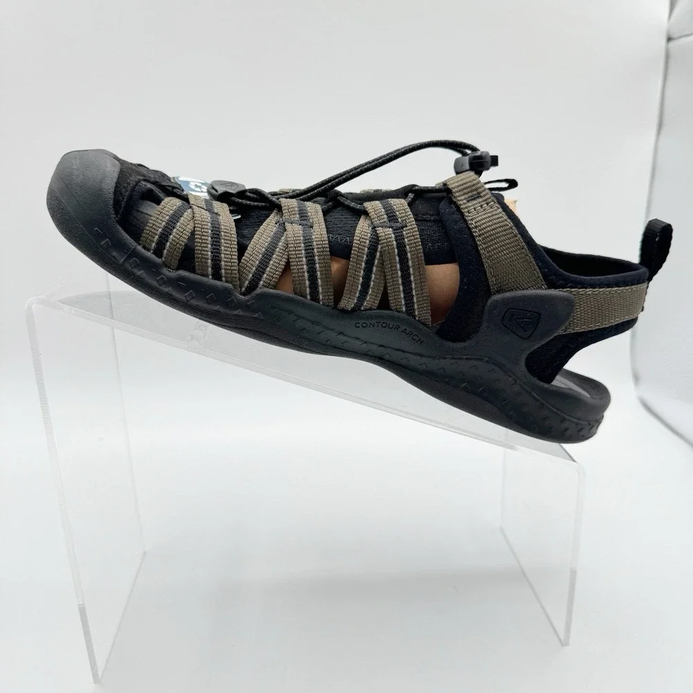 KEEN Drift Creek H2 Men Size 7.5 Olive/Black Water Sandals